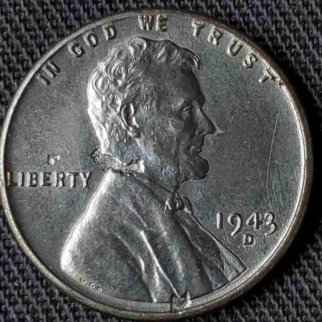1943-Steel-Penny...same-Roll,-2-Coins-Later